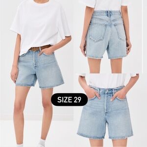 Agolde "Dame" light washed short